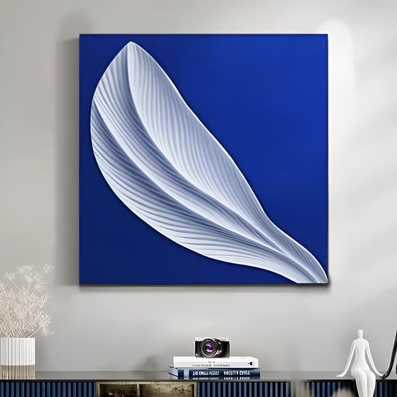 Трехмерная абстрактная картина "Пьяная красавица" 38085-30 в стиле Ваби-саби