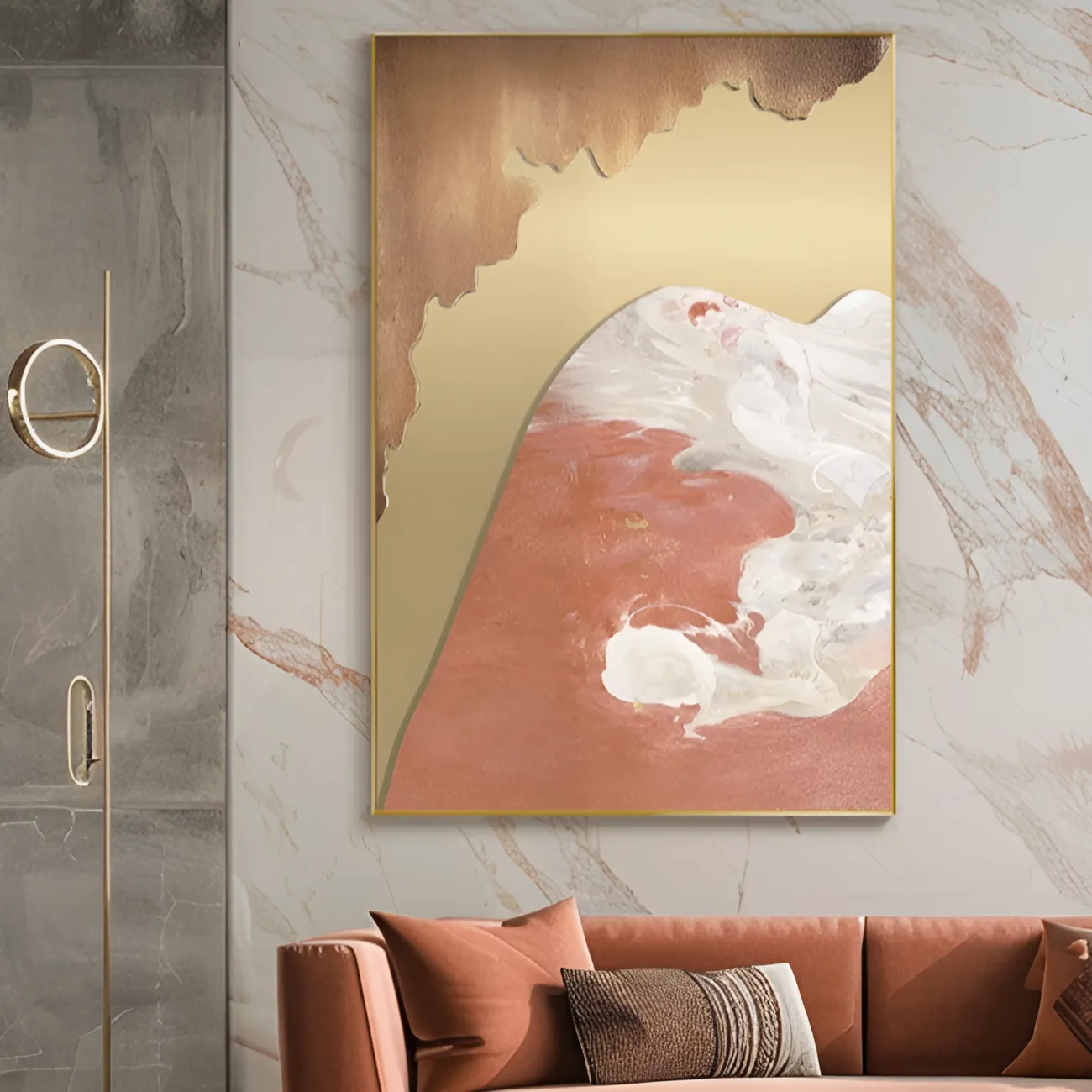 Легкая роскошная рельефная картина "Пьяная красавица" 38089-30 Легкая роскошная рельефная картина "Пьяная красавица" 38089-30