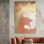 Легкая роскошная рельефная картина "Пьяная красавица" 38089-30