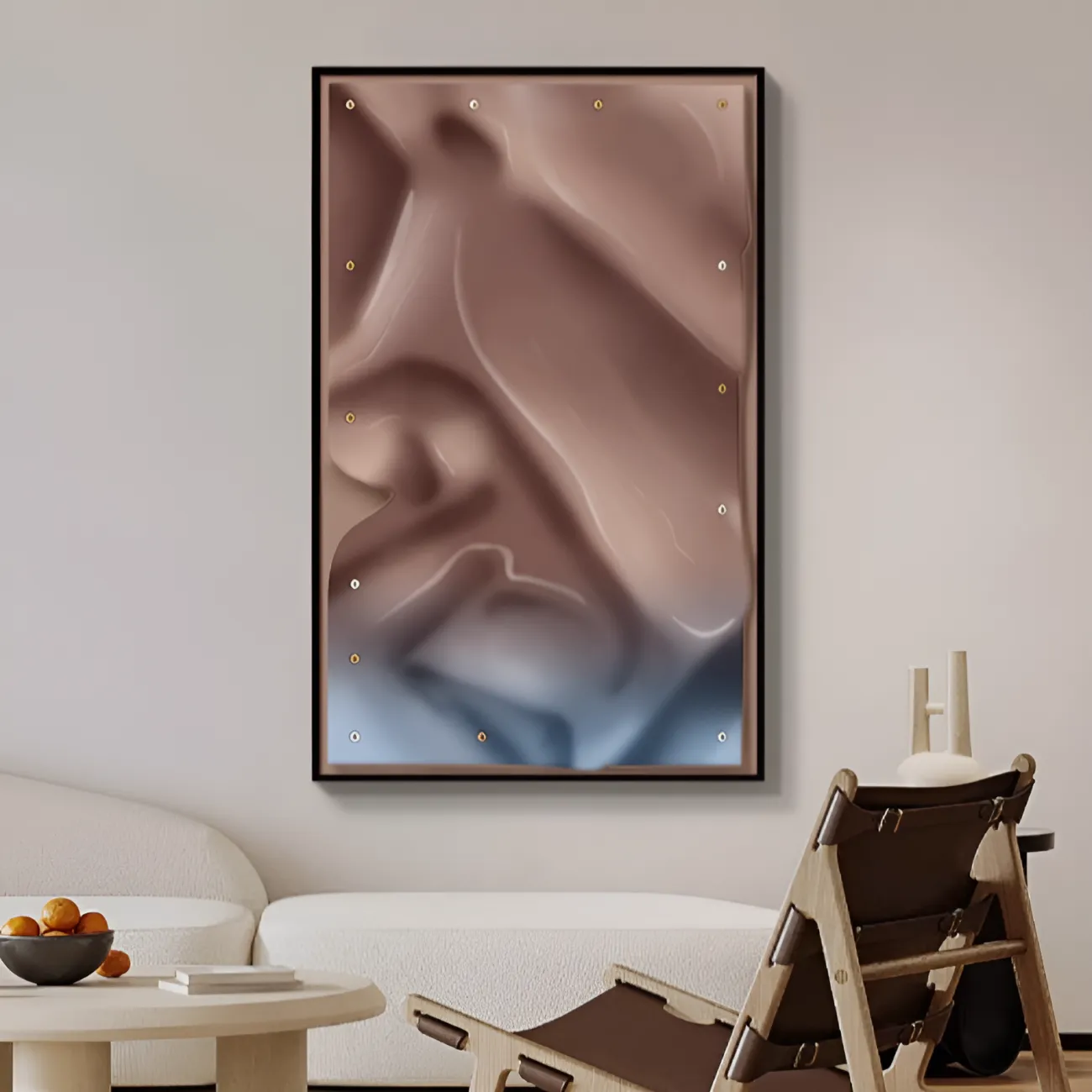 Современная светлая абстрактная картина "Пьяная красавица" 38090-30