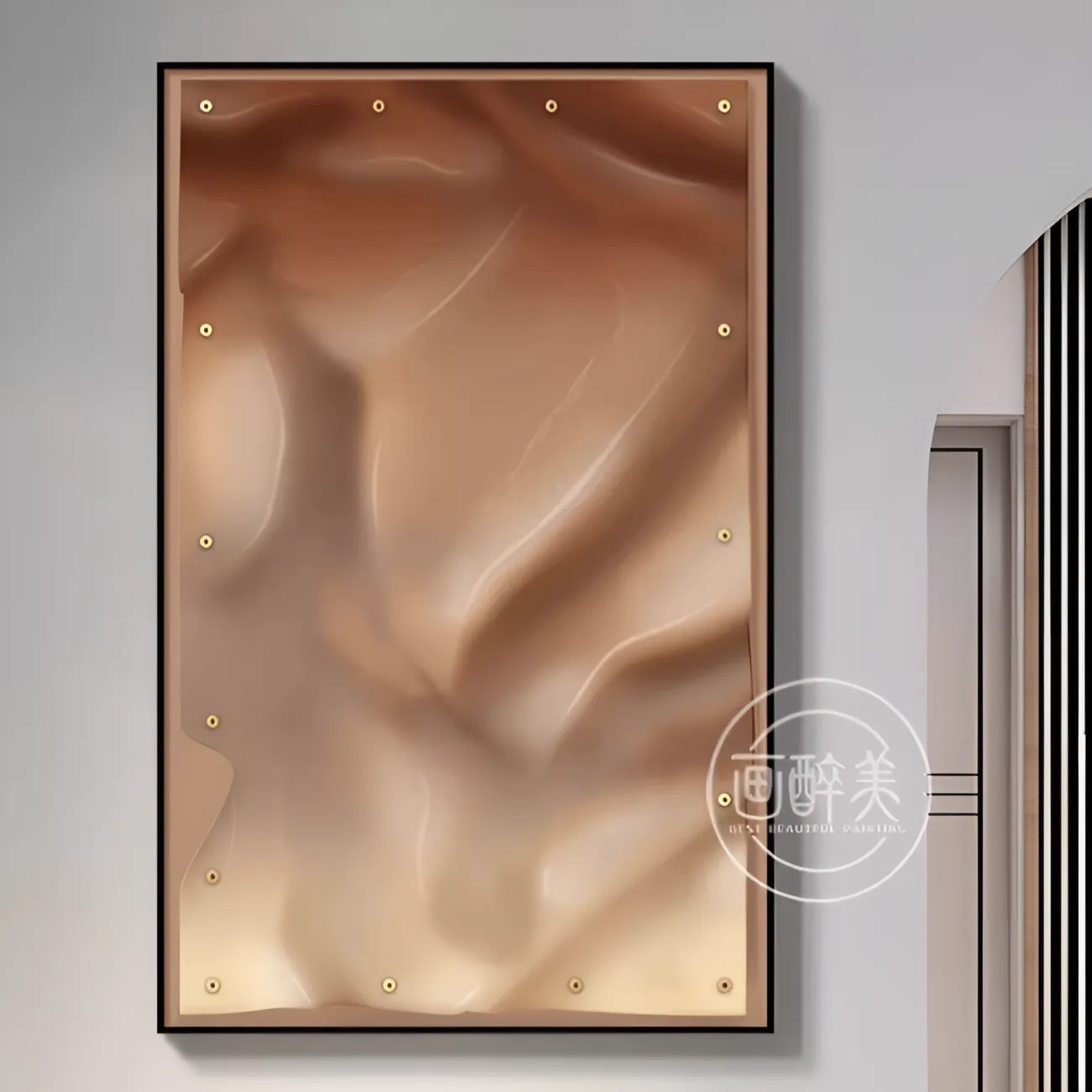 Современная светлая абстрактная картина "Пьяная красавица" 38090-30