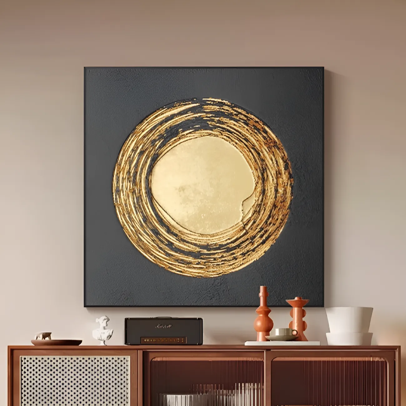 Роскошная декоративная минималистичная картина "Пьяная красавица" 38101-30