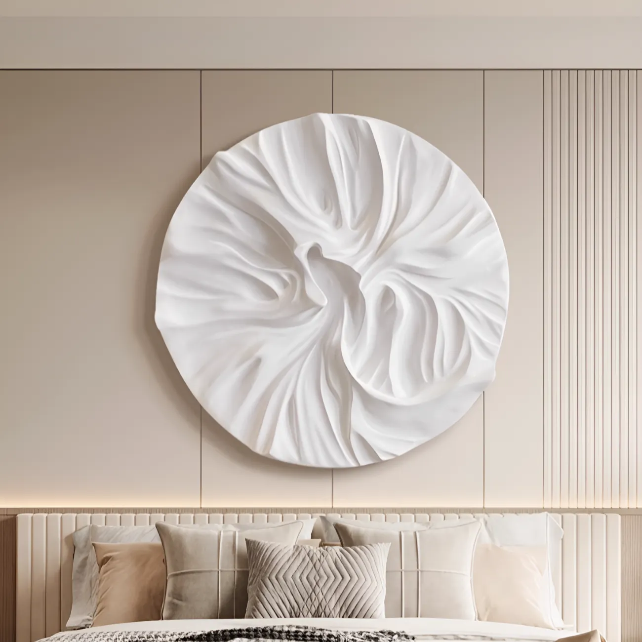 Минималистичная декоративная фреска "Пьяная красавица" 38103-30