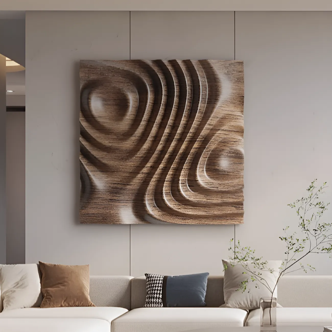 Декоративная  трехмерная резная картина "Пьяная красавица" 38111-30