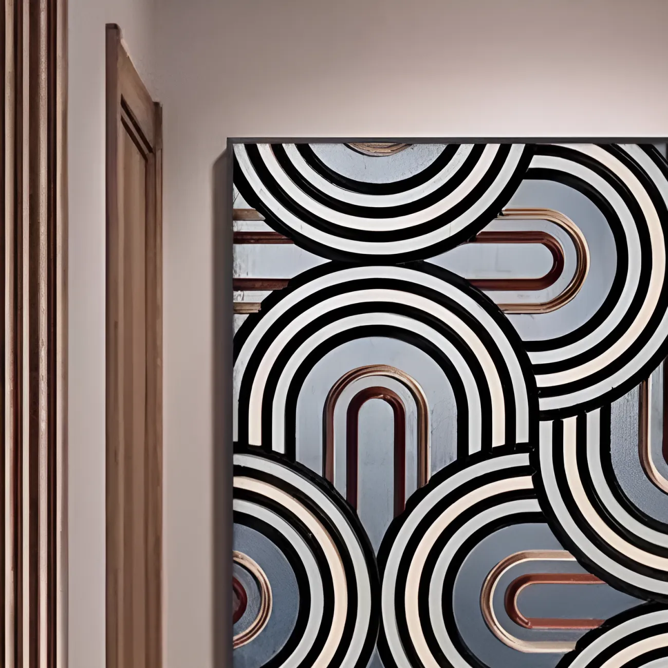 Трехмерная рельефная картина "Пьяная красавица" 38118-30 в средневековом стиле