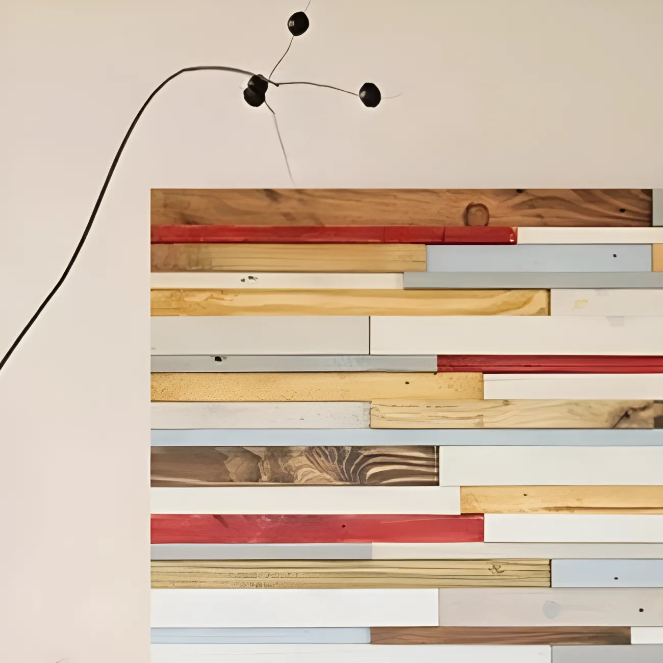 Скандинавская деревянная декоративная картина "Пьяная красавица" 38126-30