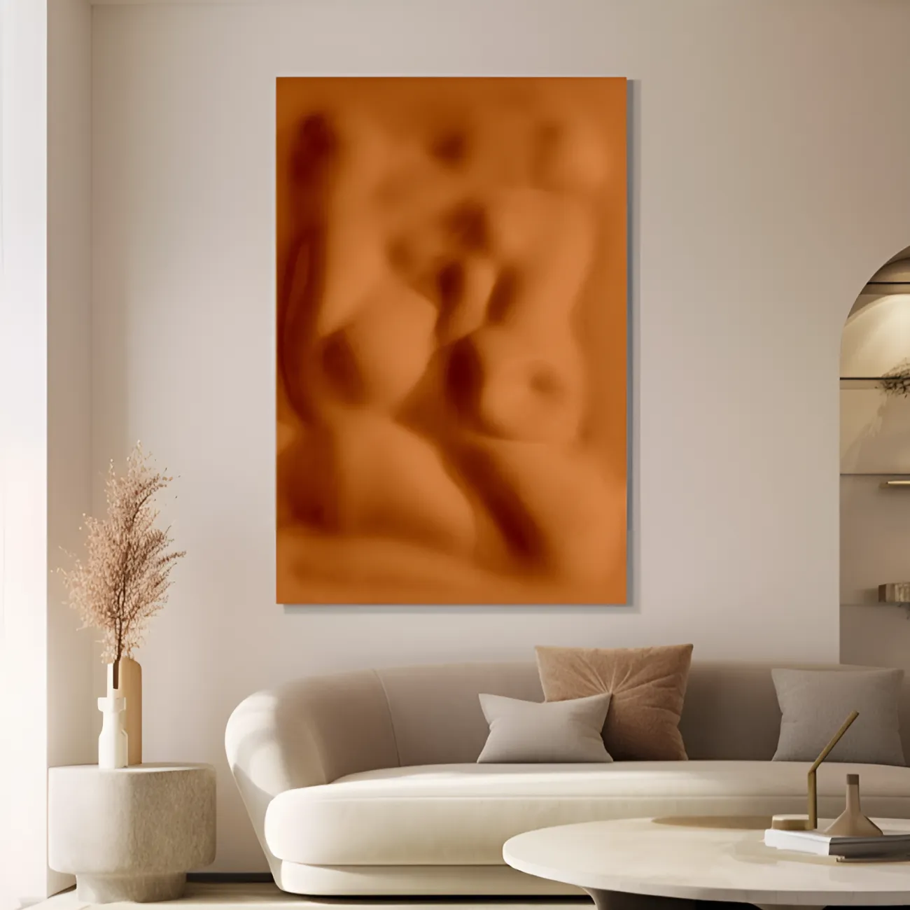 Минималистичная декоративная трехмерная картина "Пьяная красавица" 38128-30