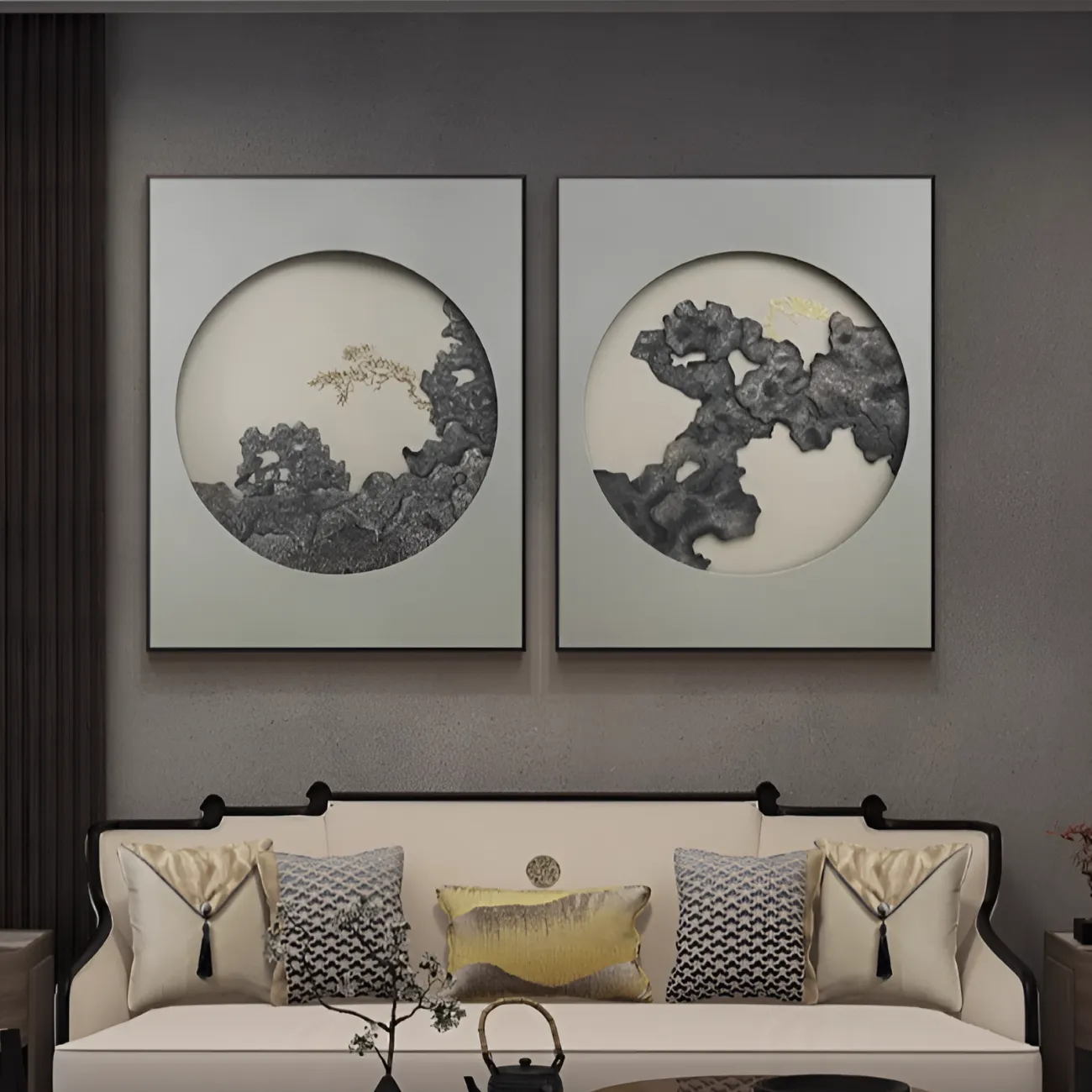 Трехмерная абстрактная декоративная картина "Пьяная красавица" 38131-30