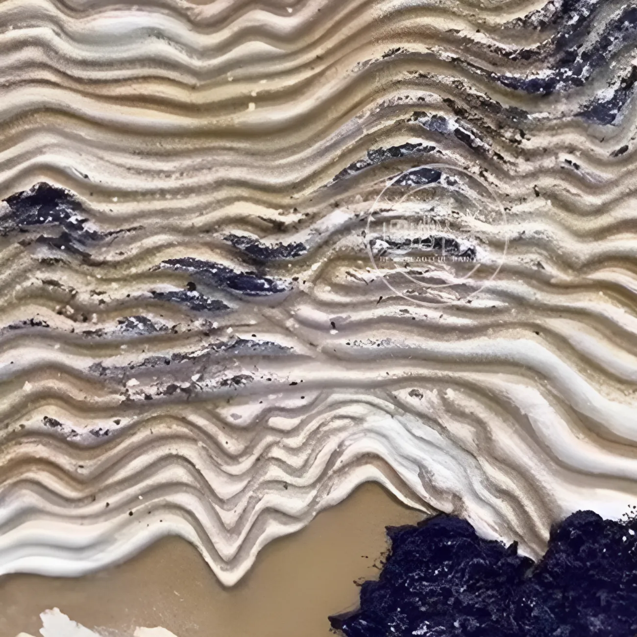 Рельефная трехмерная картина "Пьяная красавица" 38133-30 в стиле Ваби-Саби