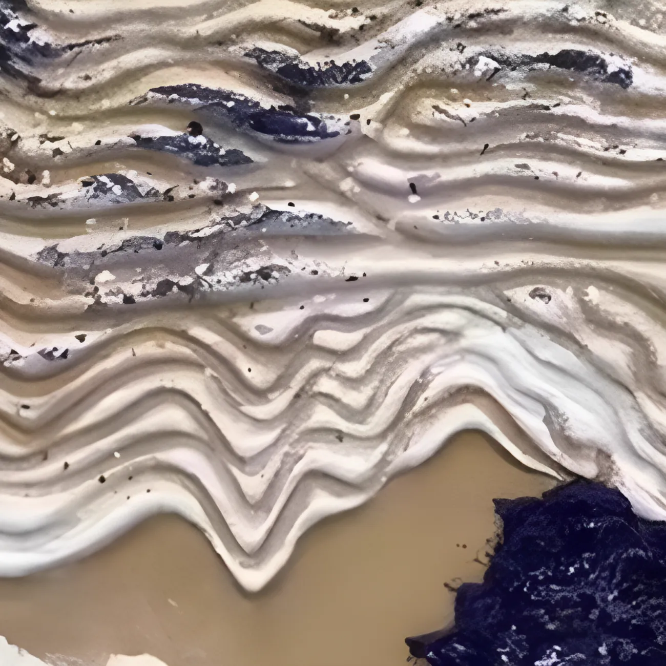 Рельефная трехмерная картина "Пьяная красавица" 38133-30 в стиле Ваби-Саби