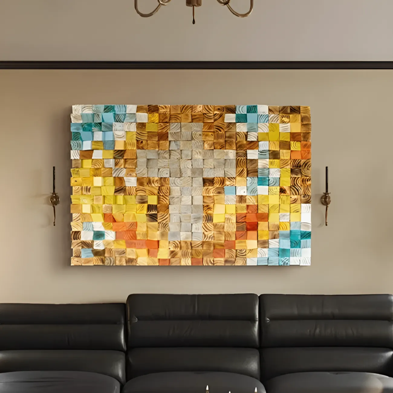 Скандинавская трехмерная оригинальная картина "SYK TV" 38134-30