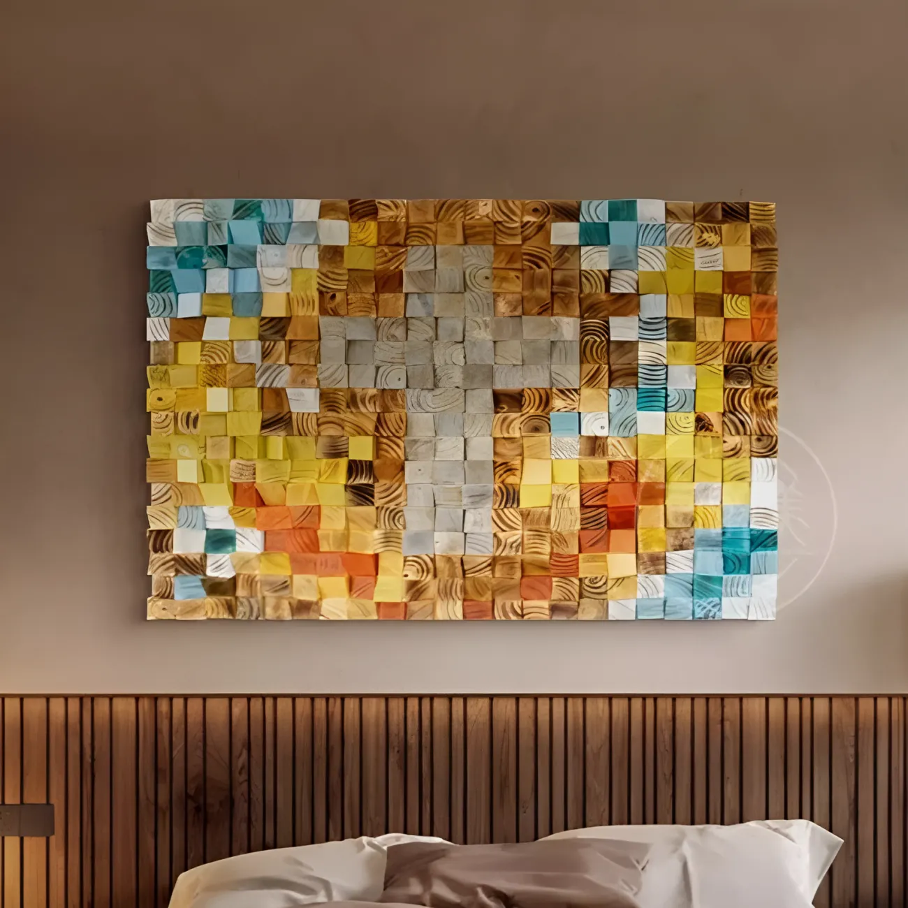 Скандинавская трехмерная оригинальная картина "SYK TV" 38134-30