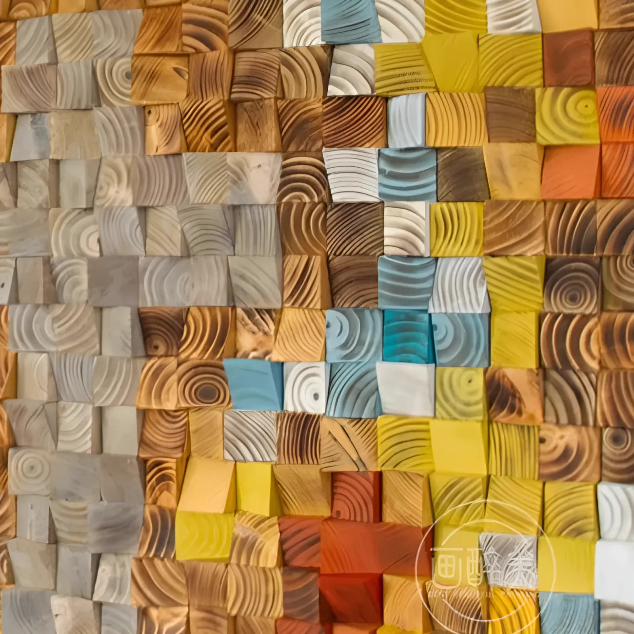 Скандинавская трехмерная оригинальная картина "SYK TV" 38134-30