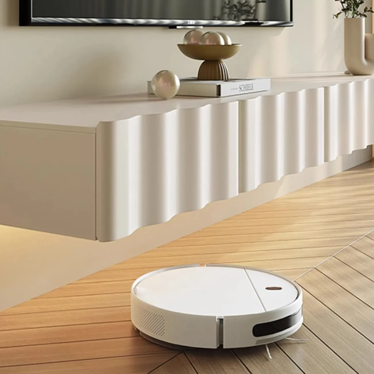 Подвесной ТВ-шкаф из массива дерева Purple Leaf 35936-29