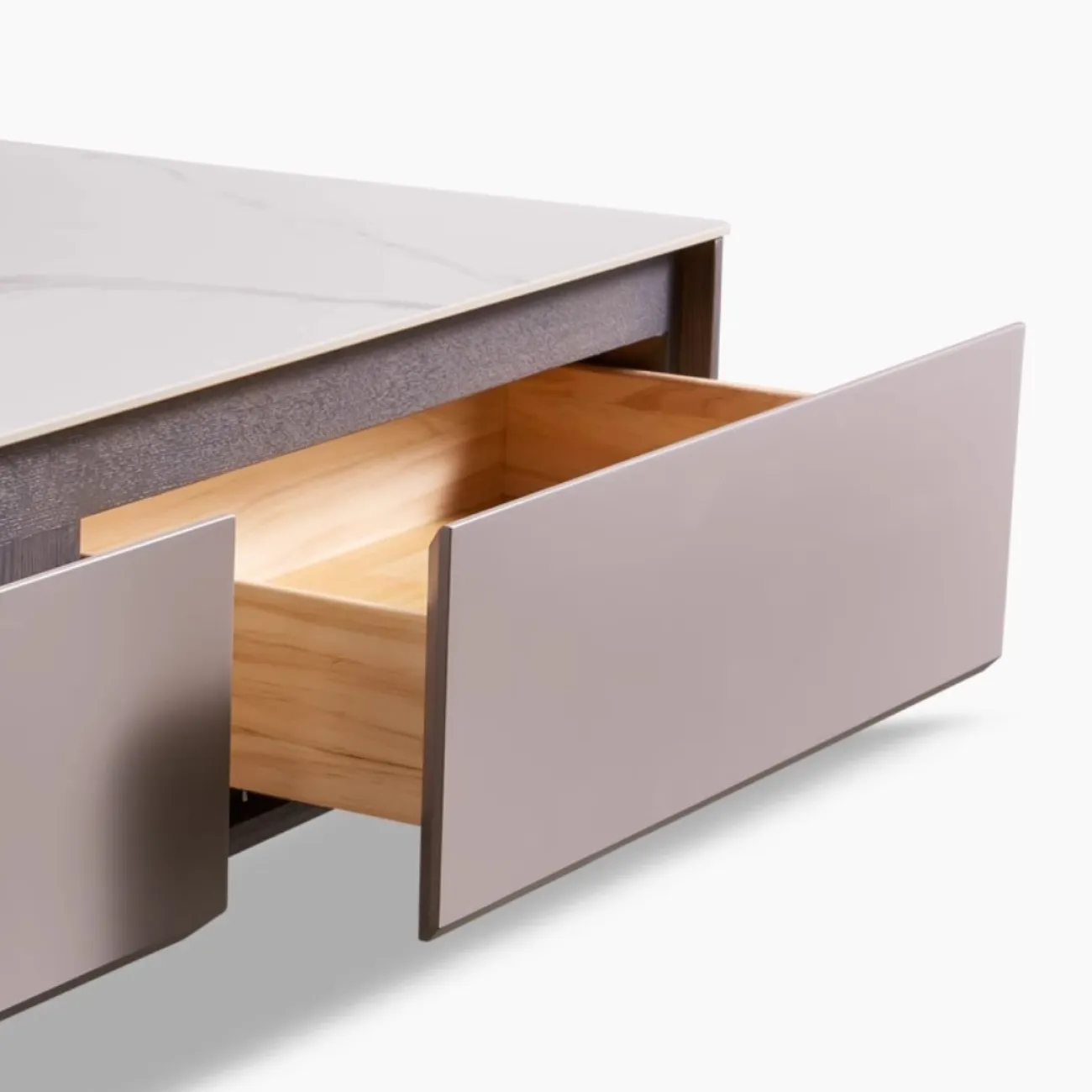 Роскошный журнальный столик из натурального камня Purple Leaf 35939-29