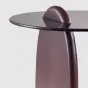 Круглый журнальный столик из закаленного стекла Purple Leaf 35947-29