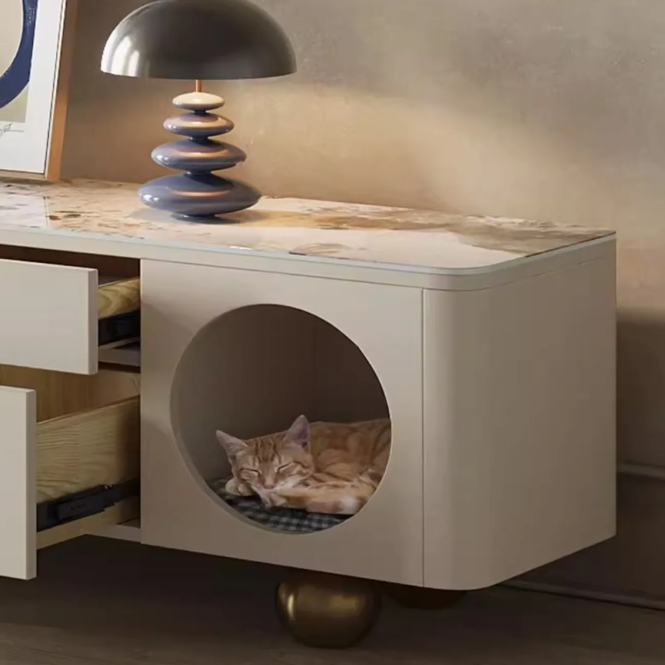 Телевизионный шкаф Purple Leaf 35948-29 Телевизионный шкаф Purple Leaf 35948-29