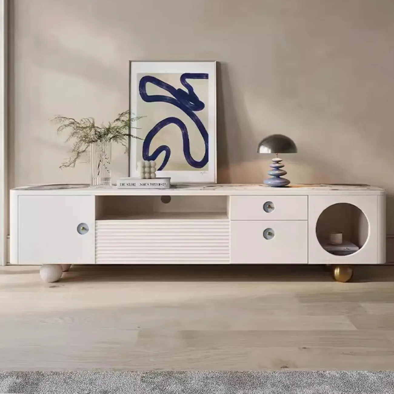 Телевизионный шкаф Purple Leaf 35948-29 Телевизионный шкаф Purple Leaf 35948-29