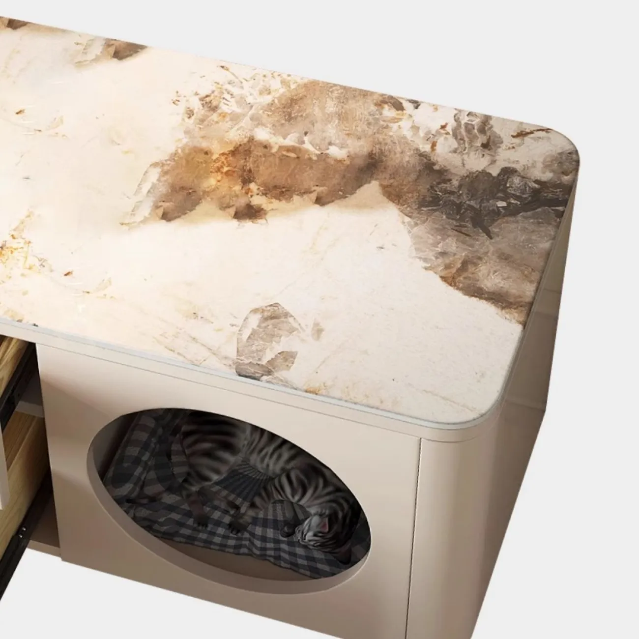 Телевизионный шкаф Purple Leaf 35948-29 Телевизионный шкаф Purple Leaf 35948-29