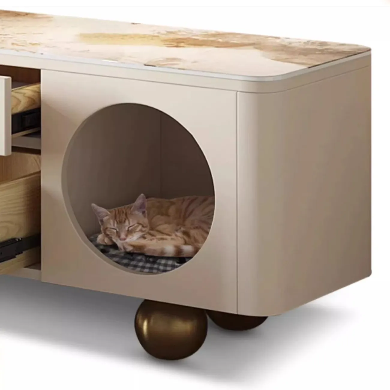 Телевизионный шкаф Purple Leaf 35948-29 Телевизионный шкаф Purple Leaf 35948-29