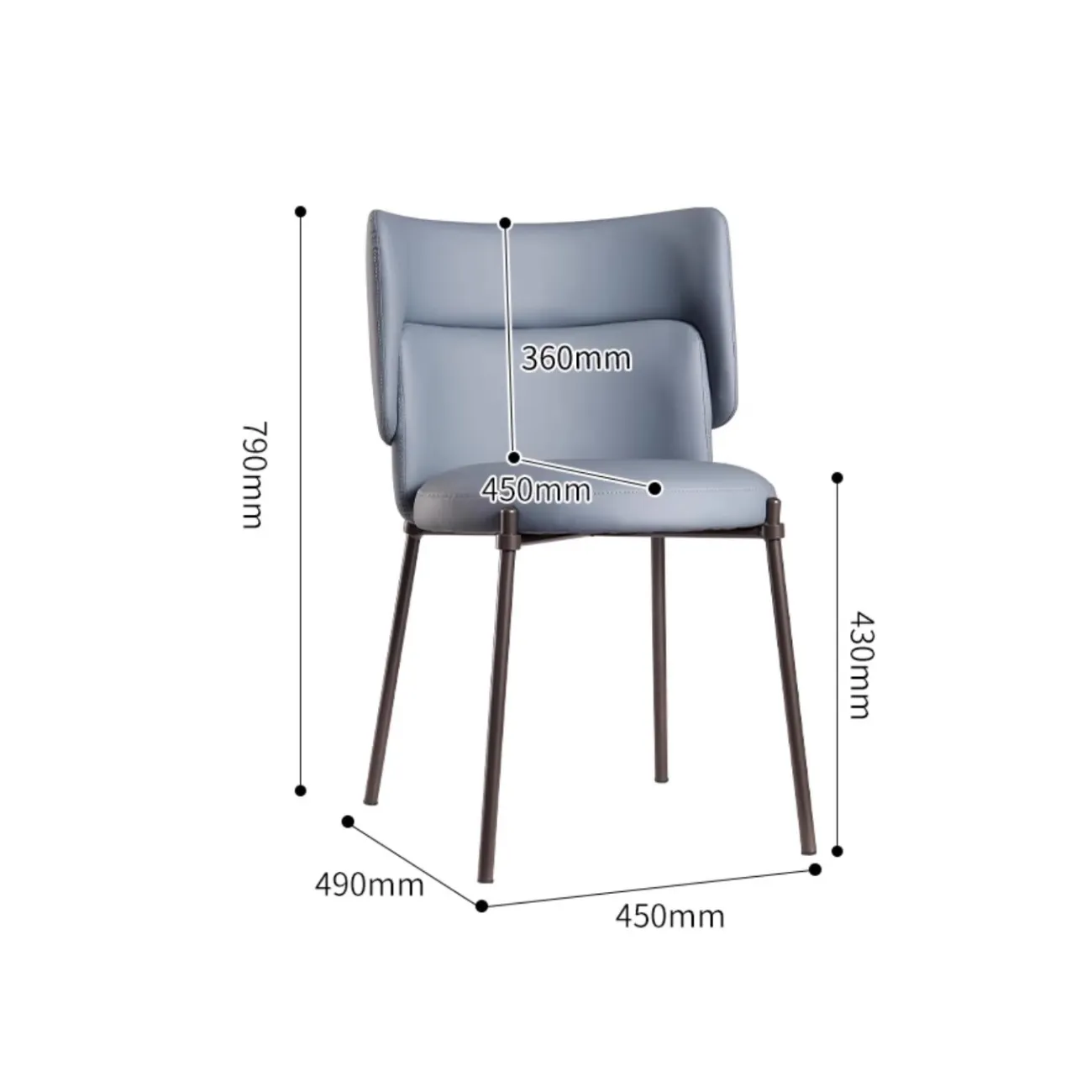 Современный обеденный стул Purple Leaf 35954-29