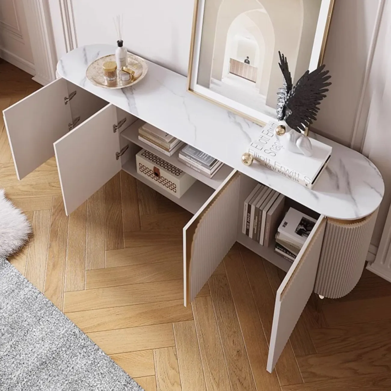 Шкаф под телевизор Purple Leaf 35957-29 Шкаф под телевизор Purple Leaf 35957-29