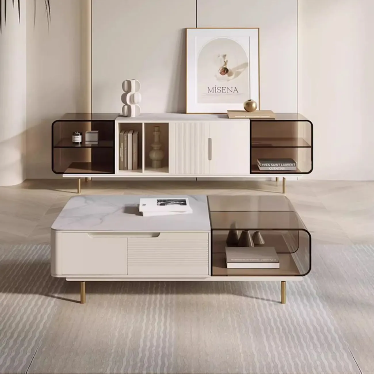 Современный ТВ шкаф Purple Leaf 35959-29