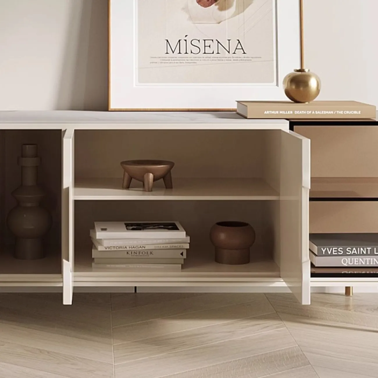 Современный ТВ шкаф Purple Leaf 35959-29