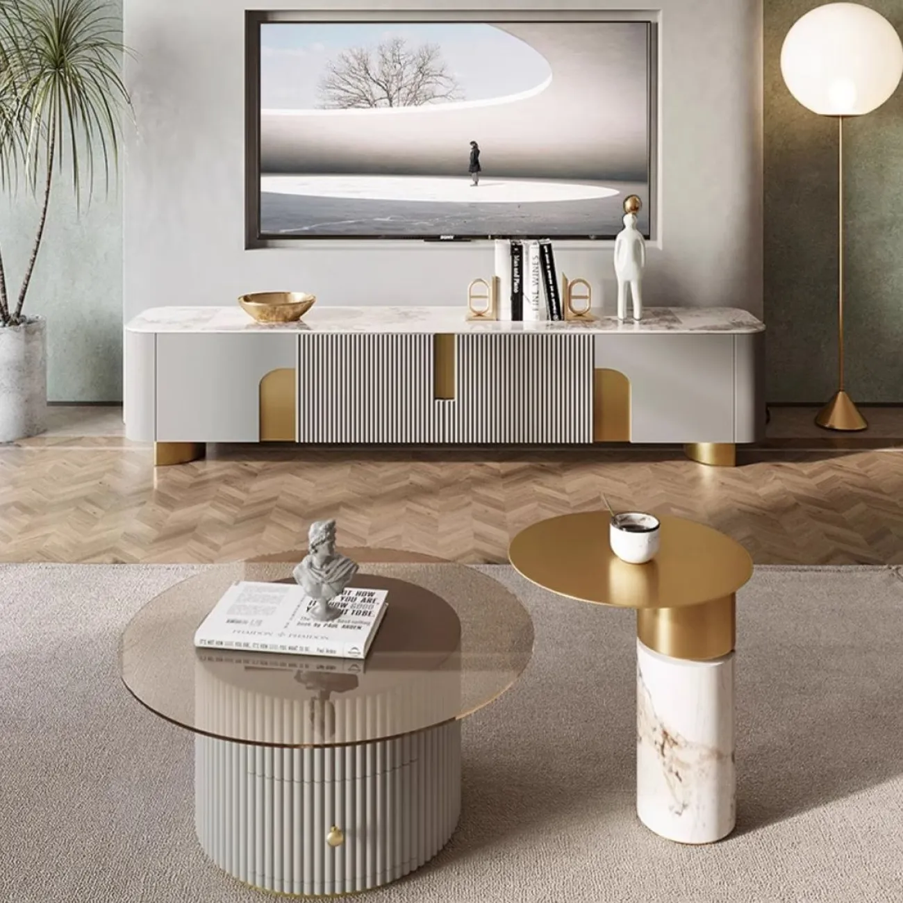 Современная тумба под телевизор Purple Leaf 35961-29