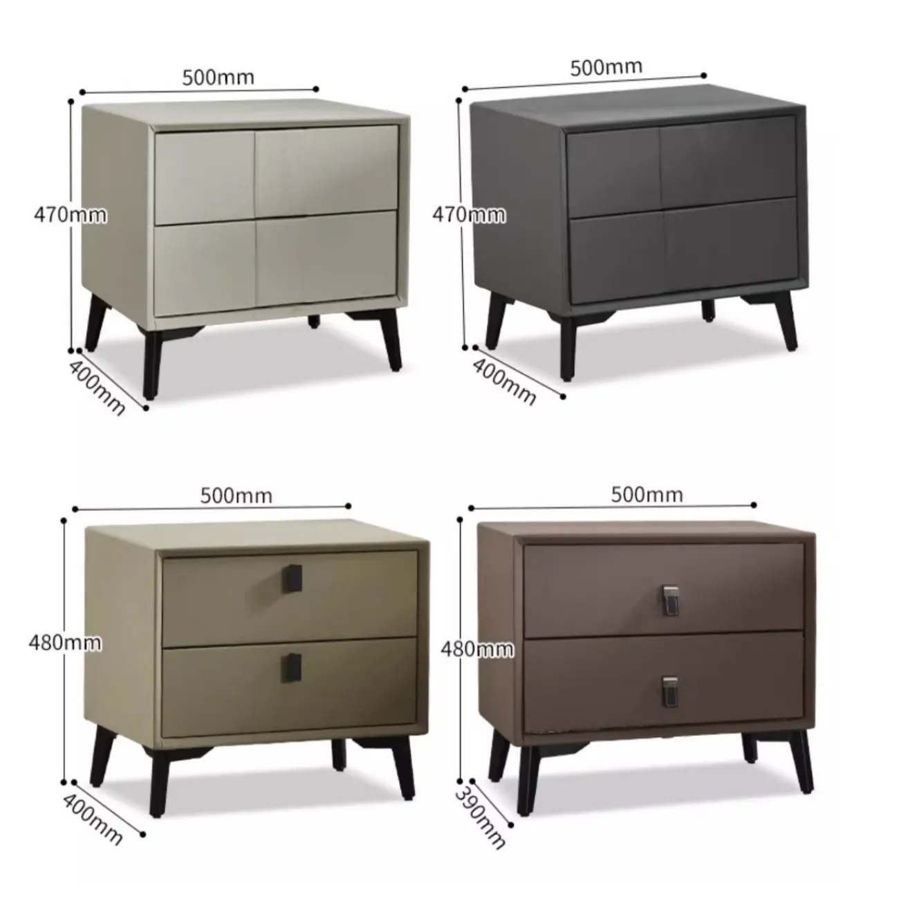 Прикроватная тумбочка  из массива дерева Purple Leaf 35962-29