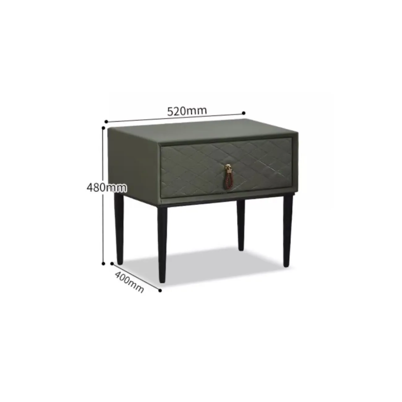 Прикроватная тумбочка  из массива дерева Purple Leaf 35962-29