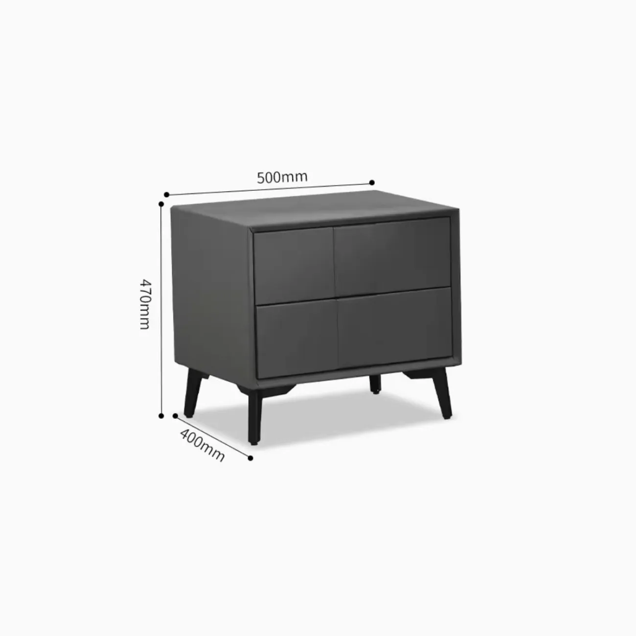 Прикроватная тумбочка  из массива дерева Purple Leaf 35962-29