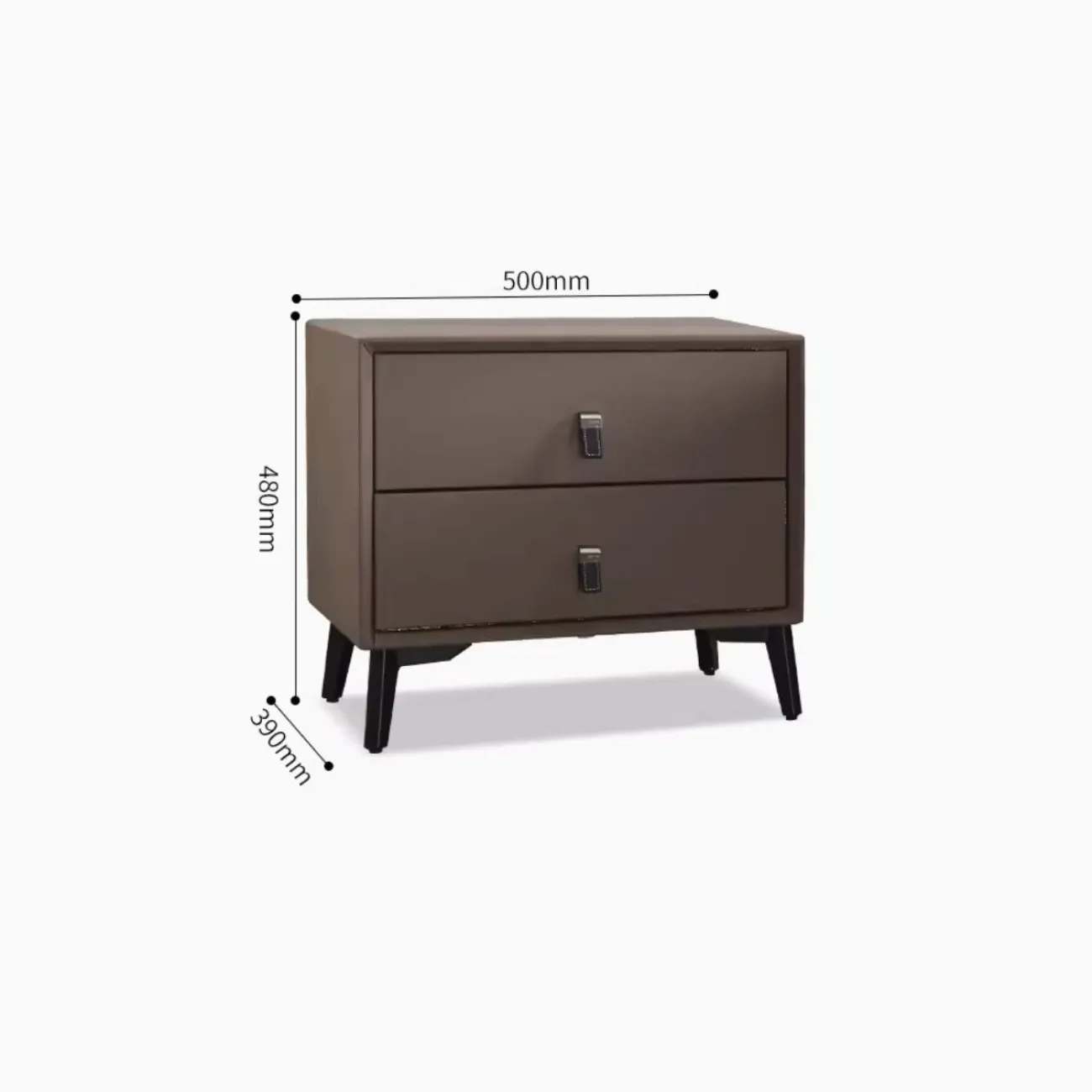 Прикроватная тумбочка  из массива дерева Purple Leaf 35962-29