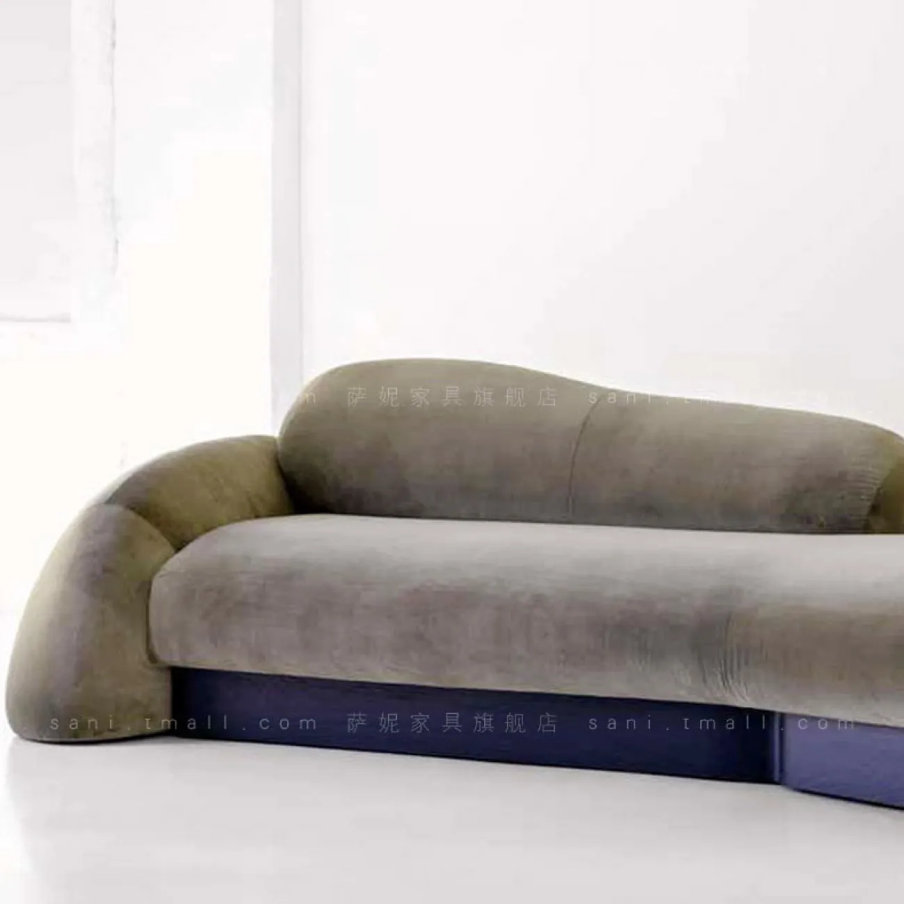 Диван особой формы в стиле Ваби-саби Sani 37289-29