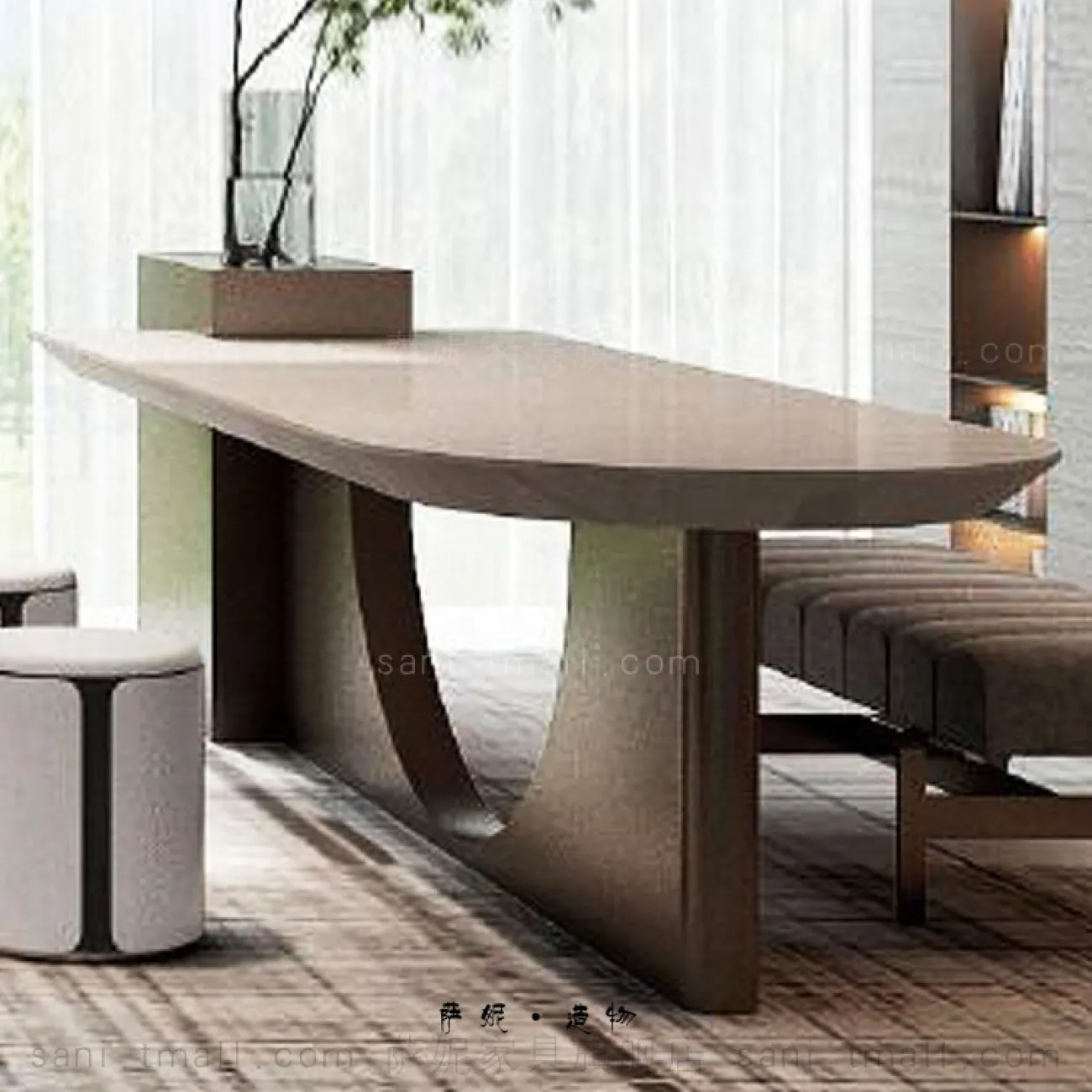 Роскошный чайный столик в средневековом стиле Sani 37290-29