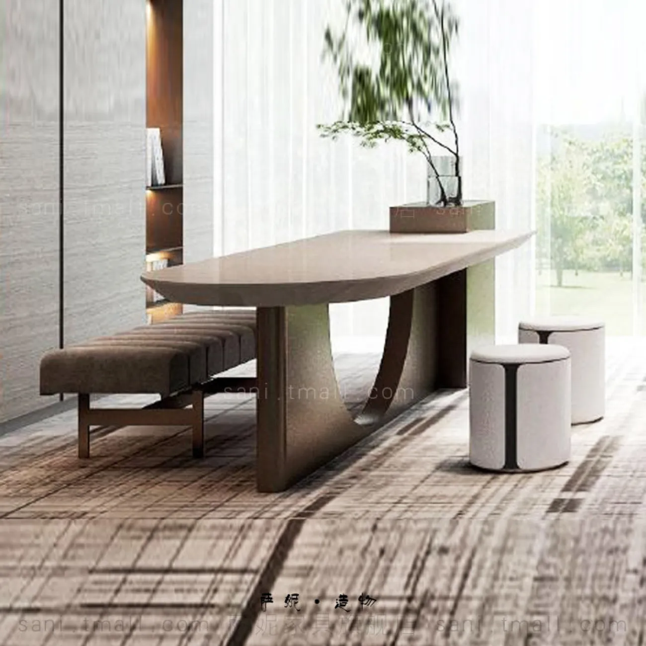 Роскошный чайный столик в средневековом стиле Sani 37290-29