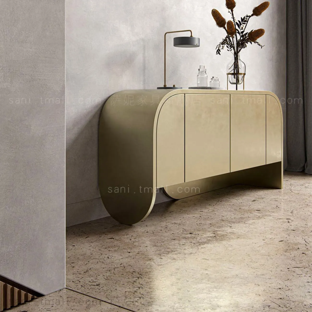 Буфет в стиле Ваби-саби для хранения в столовой Sani 37296-29