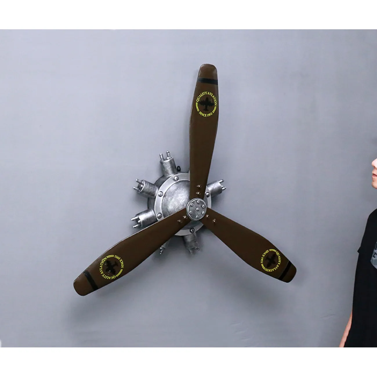 Ретро кованый винтажный пропеллер настенное украшение MAJESTIC 37313-29