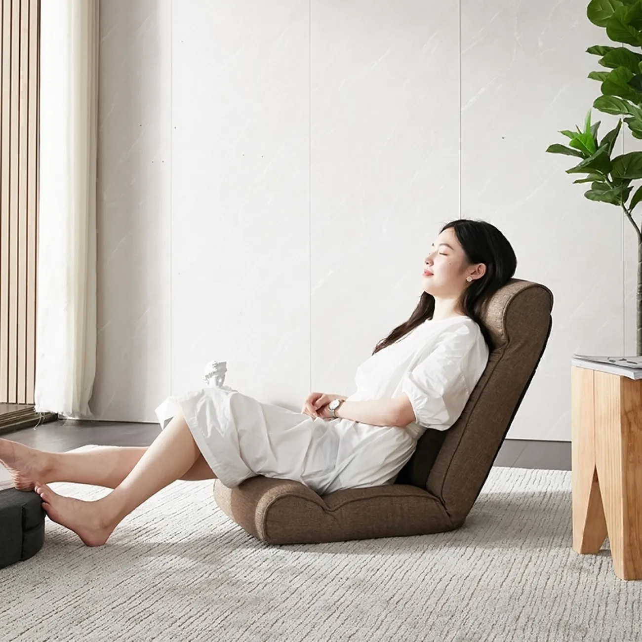 Складное кресло  для отдыха без ножек KINO 37314-29