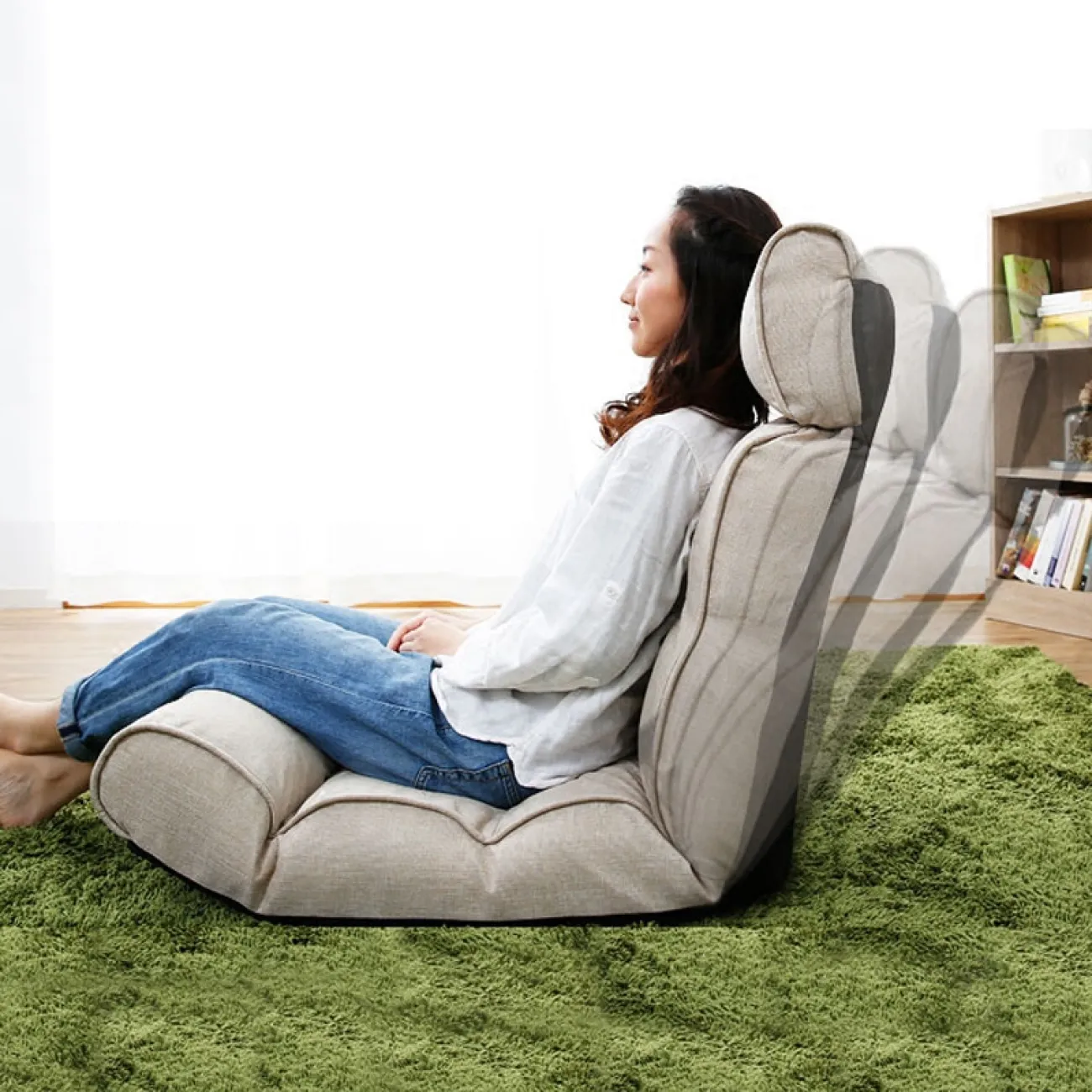 Ленивое раскладное маленькое кресло на полу KINO 37315-29 Ленивое раскладное маленькое кресло на полу KINO 37315-29