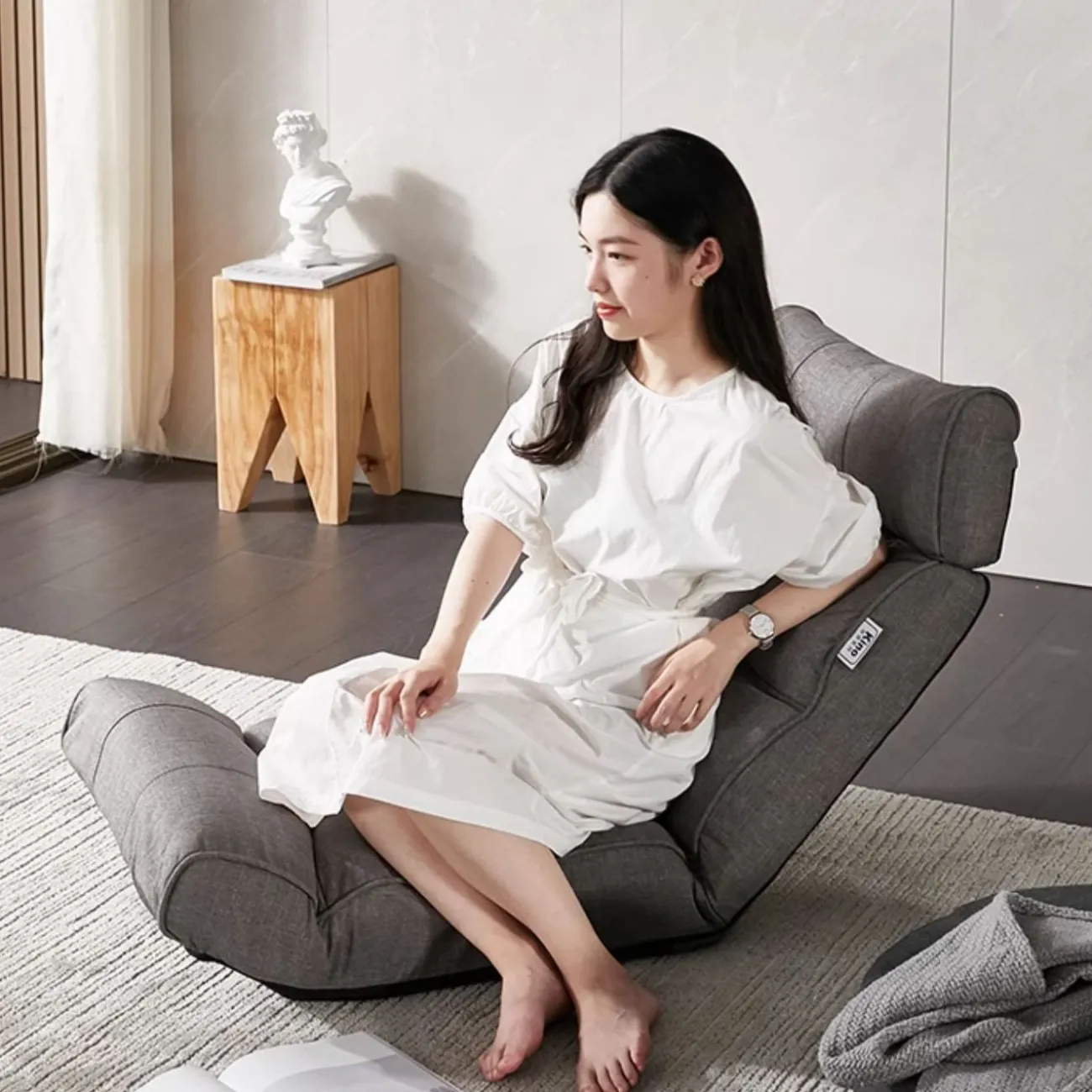 Ленивое раскладное маленькое кресло на полу KINO 37315-29 Ленивое раскладное маленькое кресло на полу KINO 37315-29