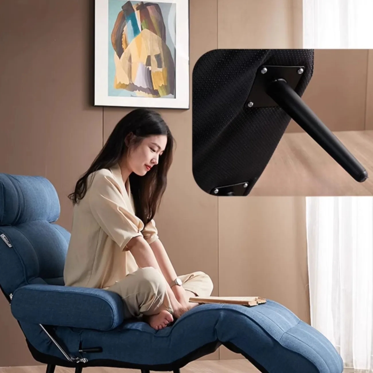 Кресло-шезлонг раскладное KINO 37322-29 Кресло-шезлонг раскладное KINO 37322-29