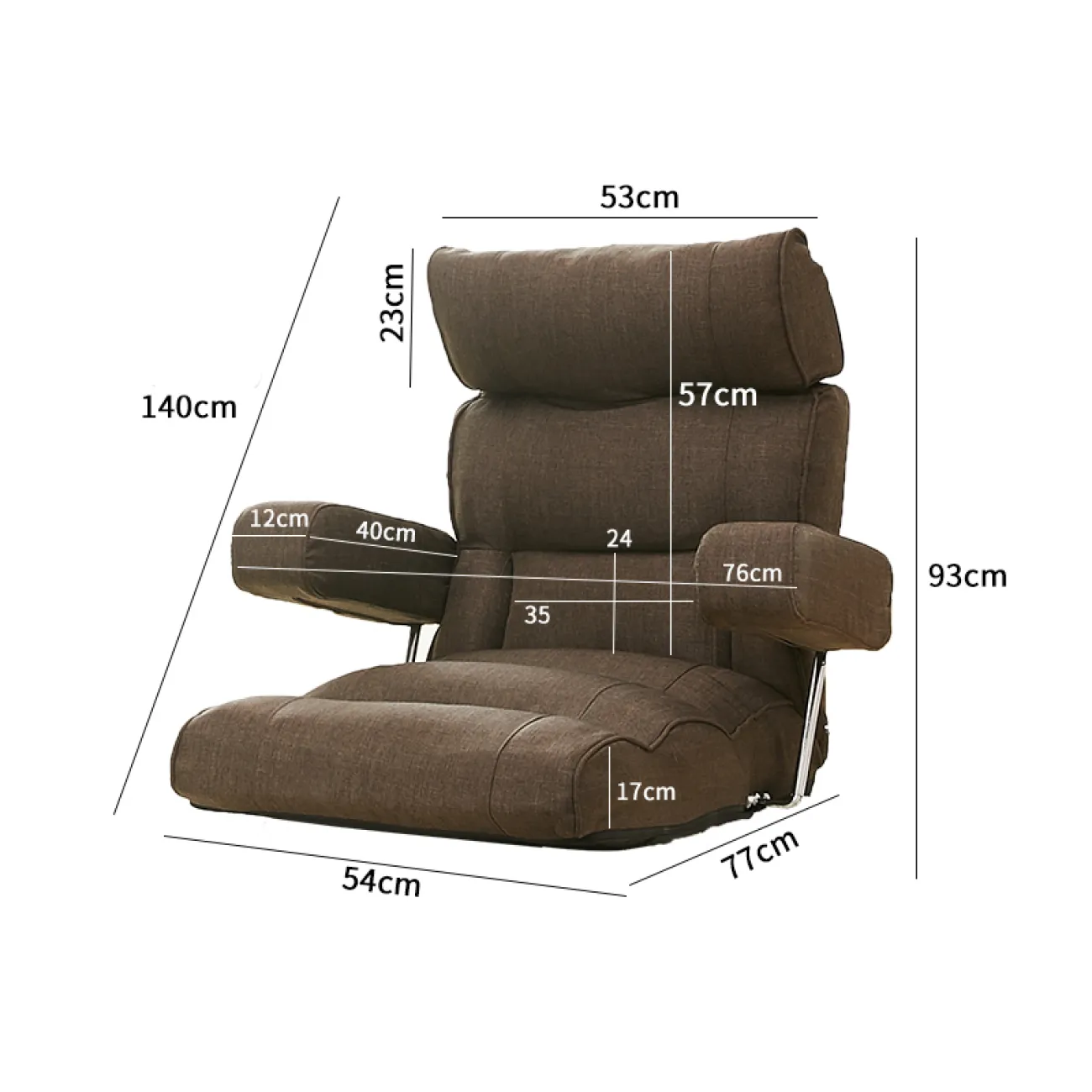 Раскладное кресло для отдыха и сна KINO 37324-29 Раскладное кресло для отдыха и сна KINO 37324-29