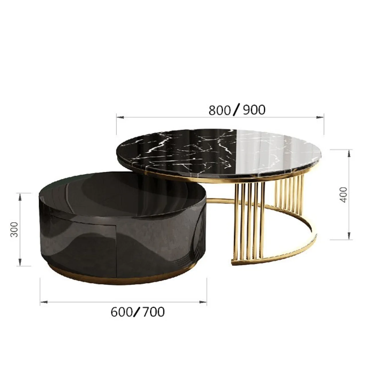 Дизайнерский журнальный столик LaLume-AP00204