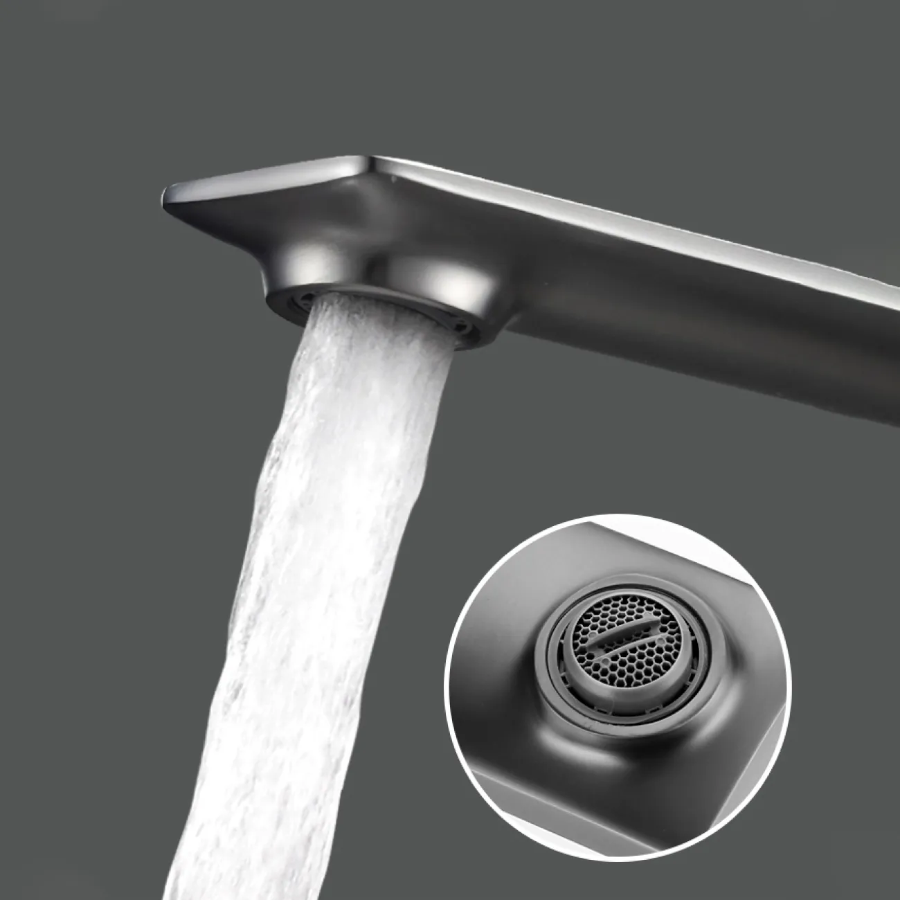 Креативный настольный смеситель для умывальника в Современном стиле LaLume MB21129-23 Креативный настольный смеситель для умывальника в Современном стиле LaLume MB21129-23