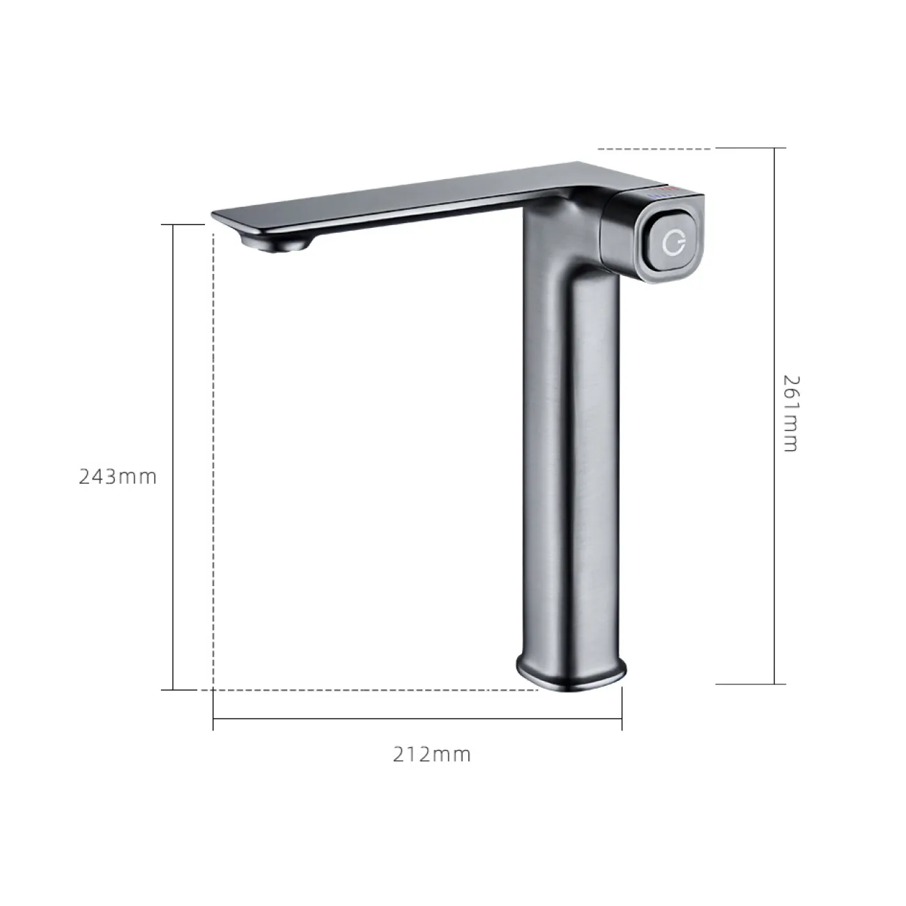 Креативный настольный смеситель для умывальника в Современном стиле LaLume MB21129-23 Креативный настольный смеситель для умывальника в Современном стиле LaLume MB21129-23