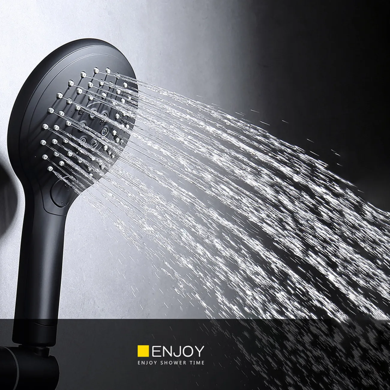 Минималистичный смеситель с тропическим душем для ванной в Скандинавском стиле LaLume MB21137-23