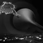 Минималистичный смеситель с тропическим душем для ванной в Современном стиле LaLume MB21141-23