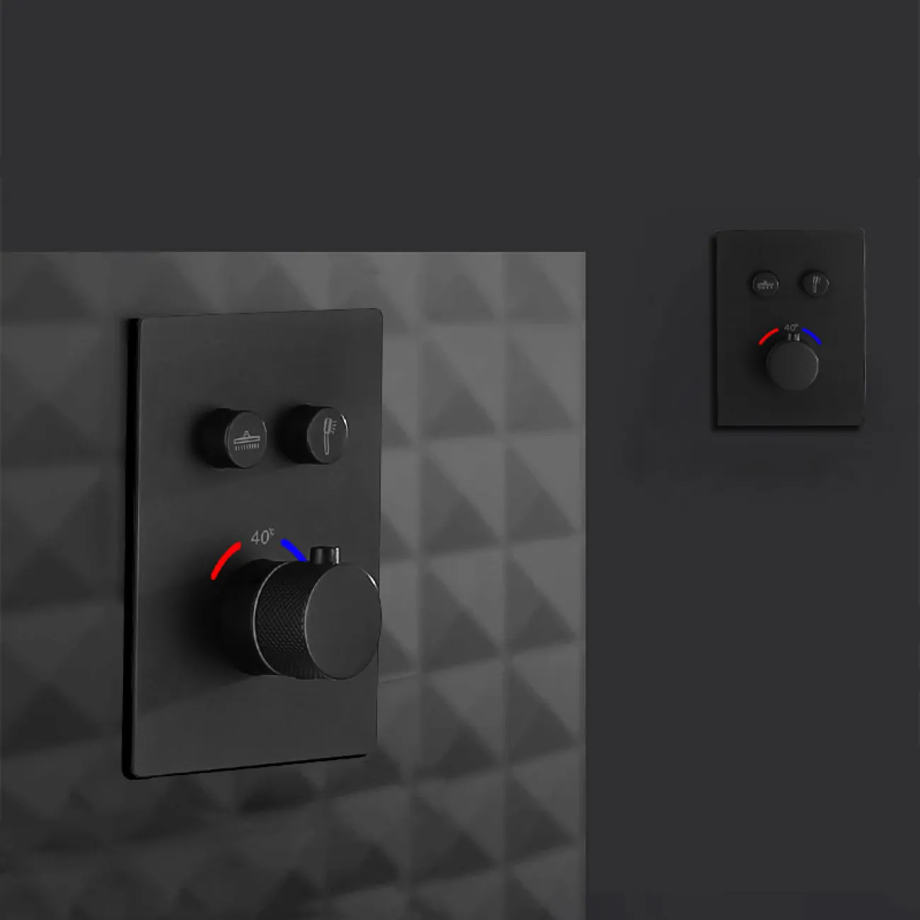 Скрытый латунный тропический душ для ванной в Современном стиле LaLume MB21142-23