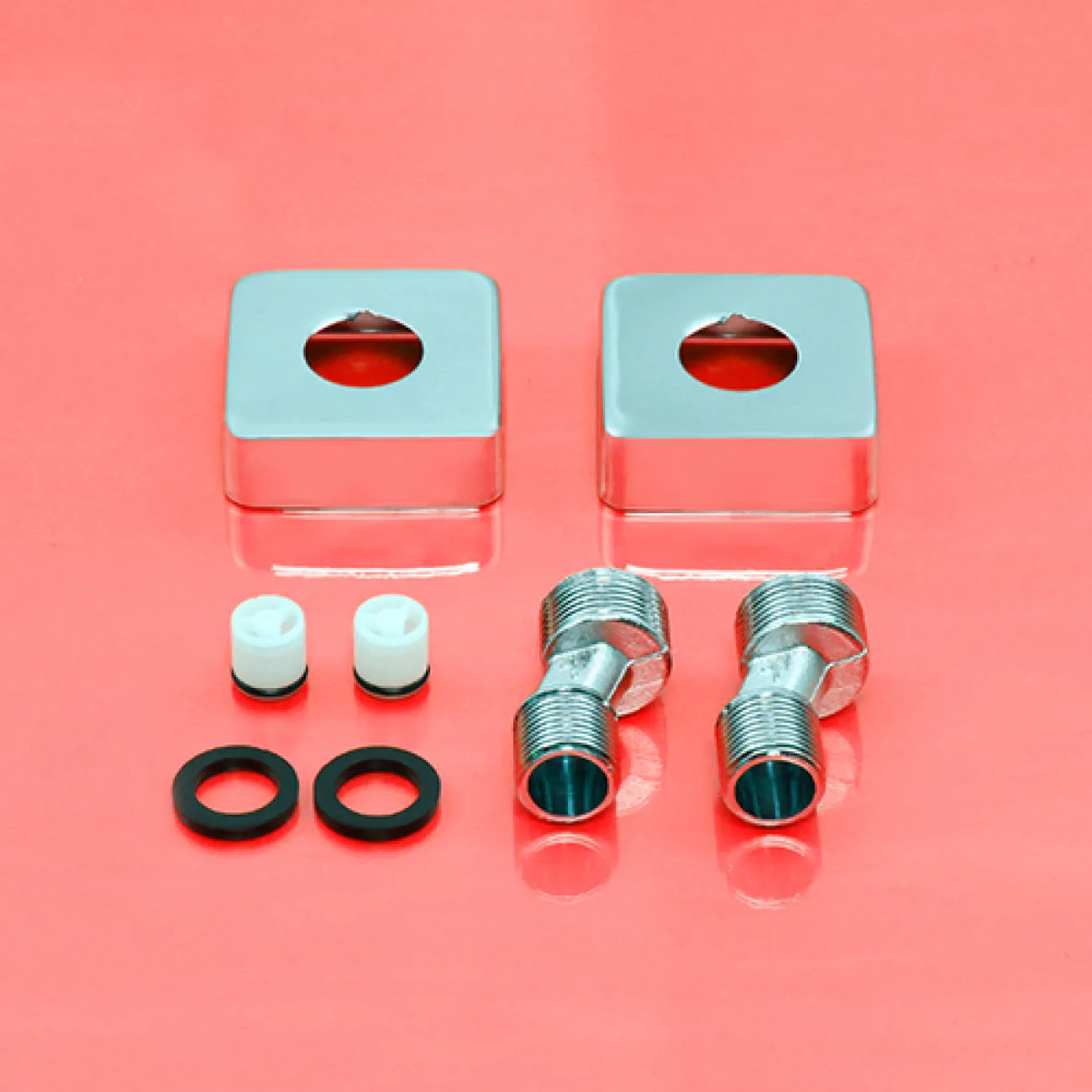 Водопадный латунный смеситель с тропическим душем для ванной в Современном стиле LaLume MB21143-23